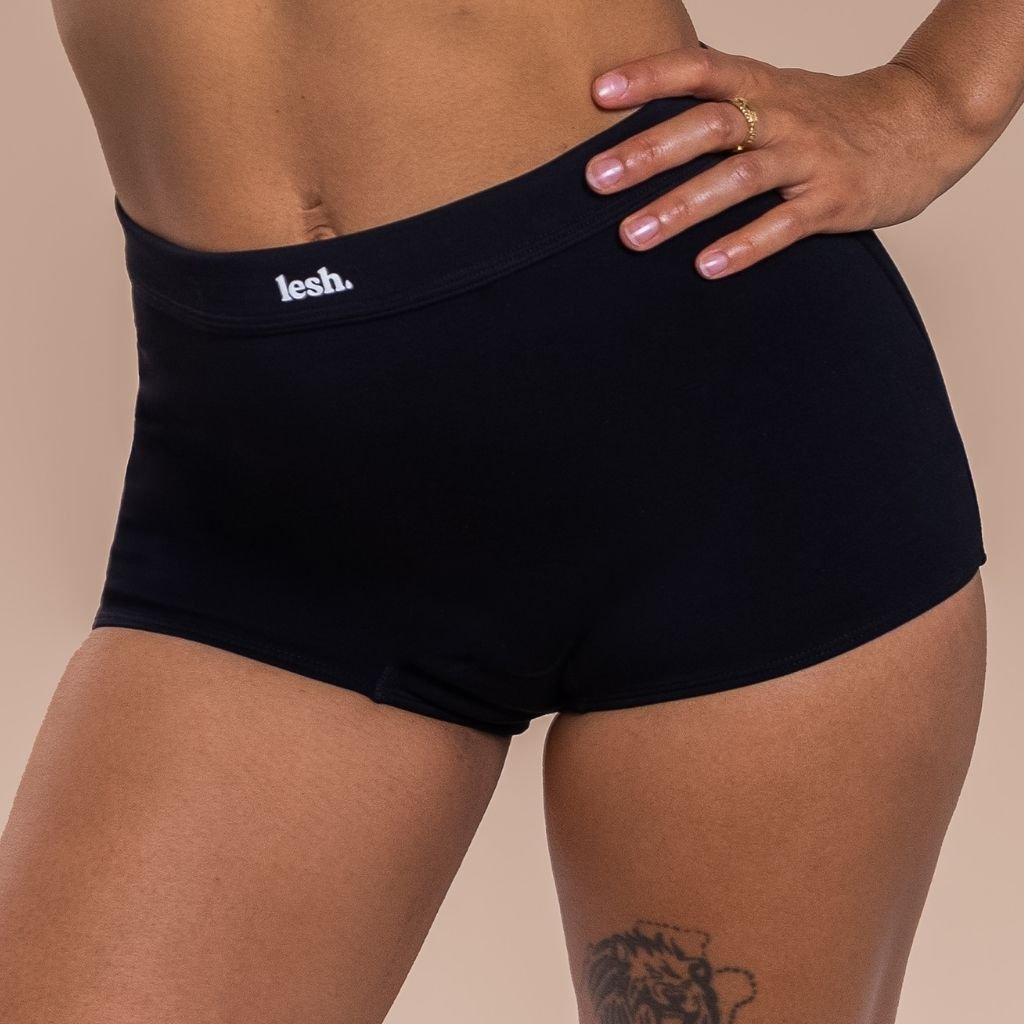 LESH - Postpartum Boyshorts Underwear - Black / Pink / Beige - Baby&More