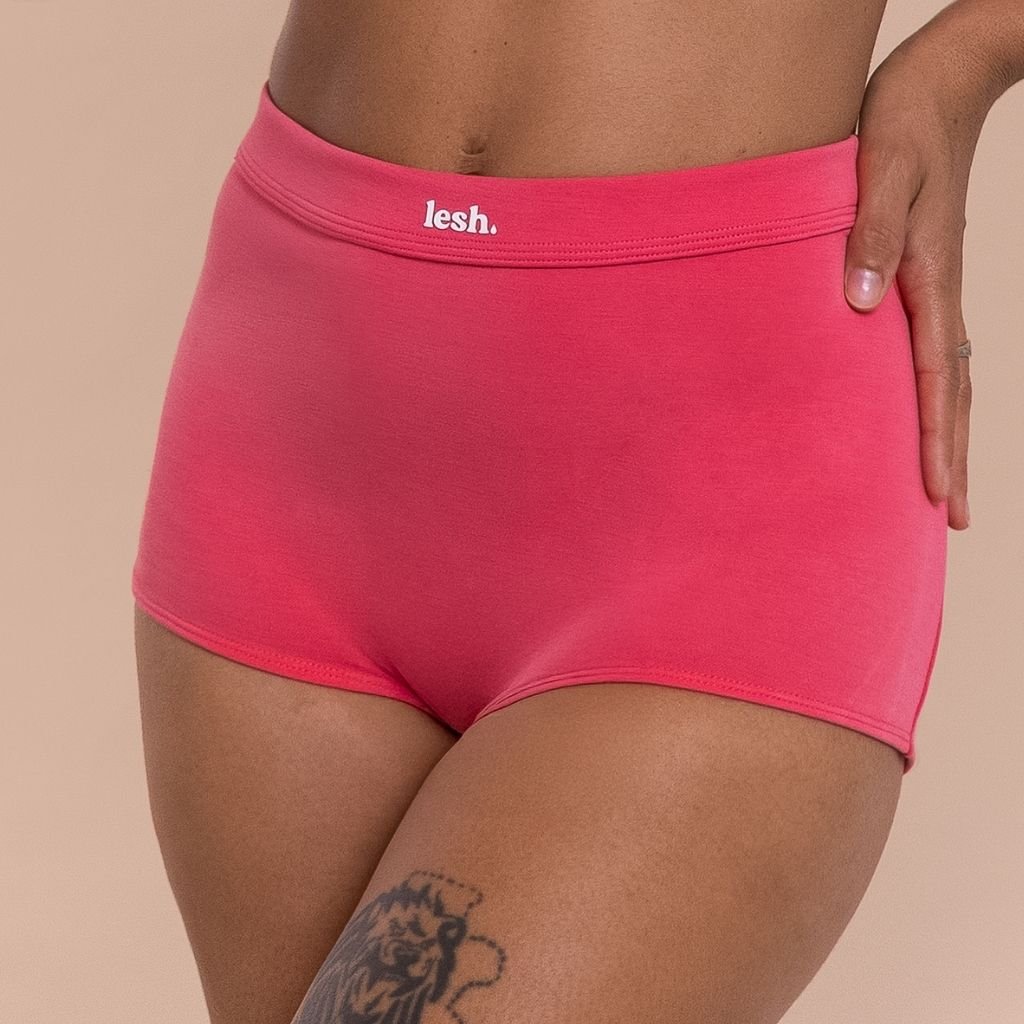 LESH - Postpartum Boyshorts Underwear - Black / Pink / Beige - Baby&More