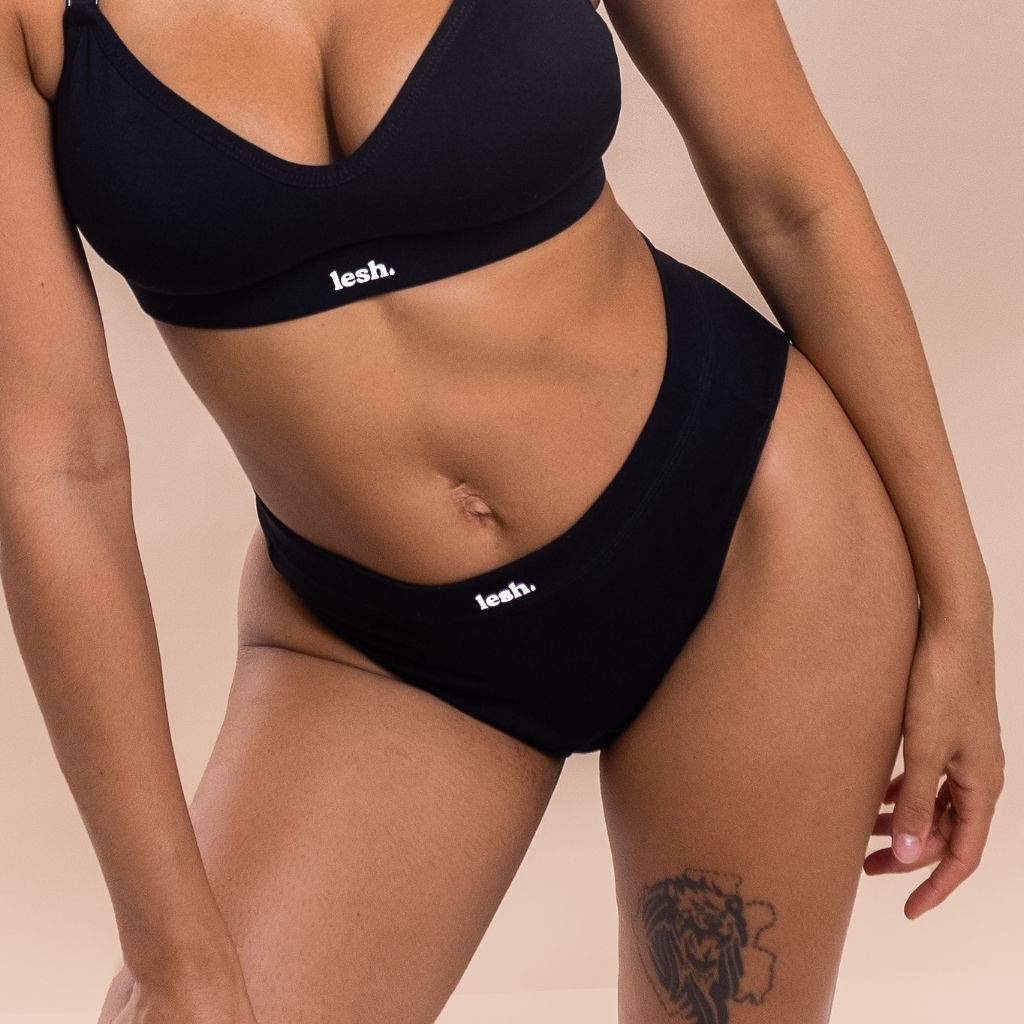 LESH - Postpartum Briefs Underwear - Black / Pink / Beige - Baby&More