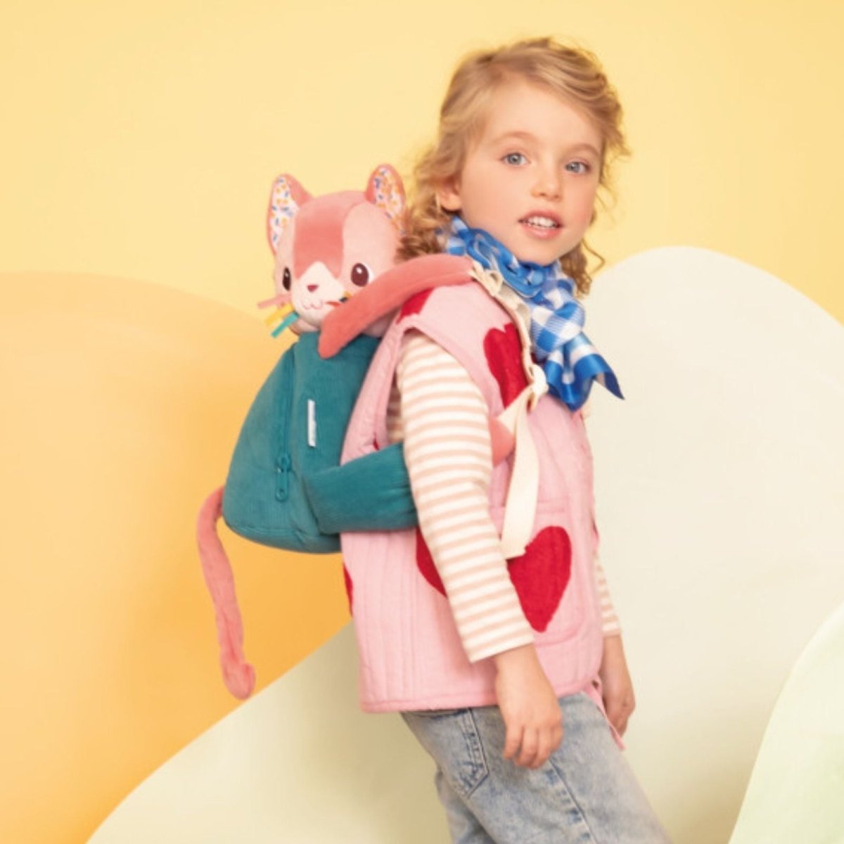 Lilliputiens Plush Backpack - Cat Jeanne - Baby&More