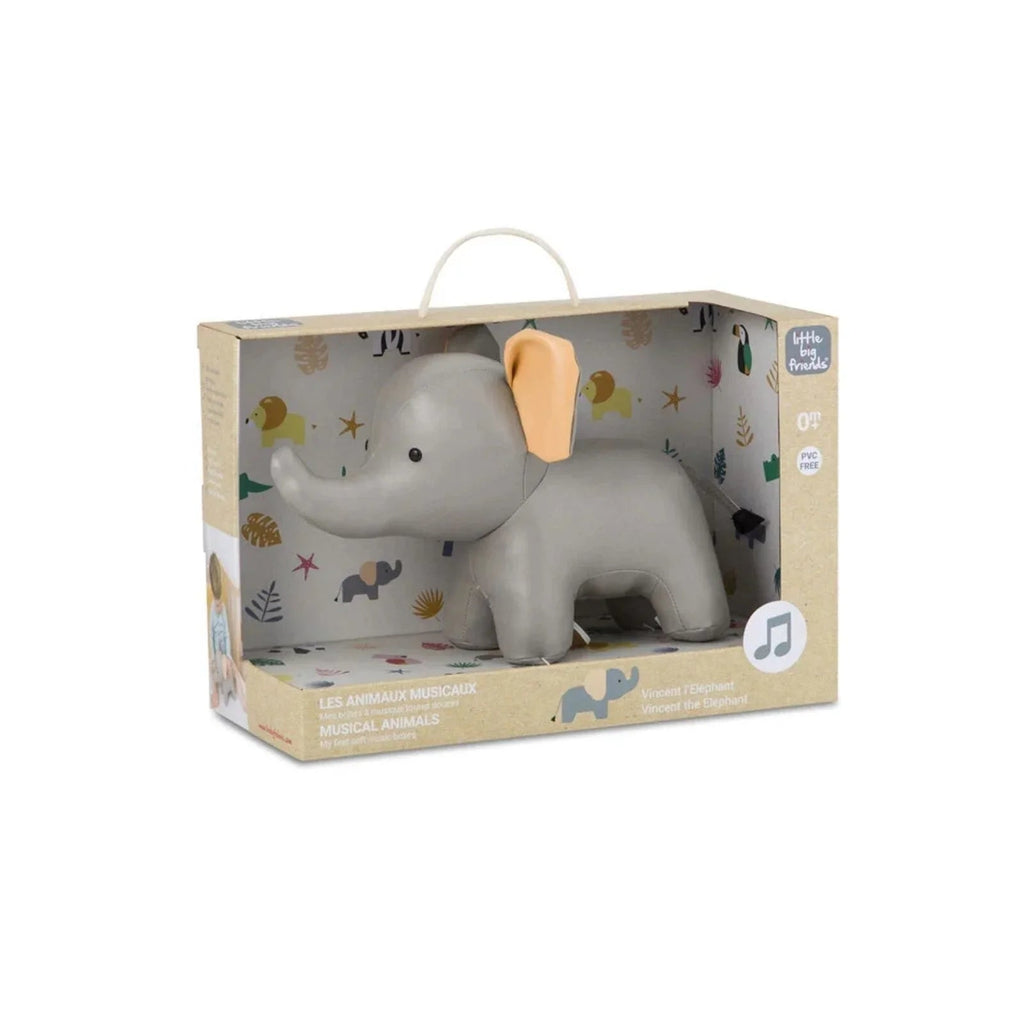 Little Big Friends Musicals Animals - Vincent the Elephant - Baby&More