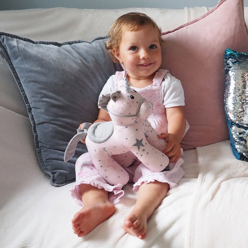 Little Bird Told Me Celeste Unicorn Pull Along Toy - Baby&More