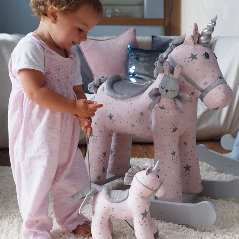 Little Bird Told Me Celeste Unicorn Pull Along Toy - Baby&More