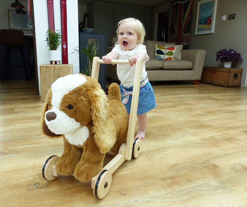 Little Bird Told Me Push Along Peanut Pup - Baby&More
