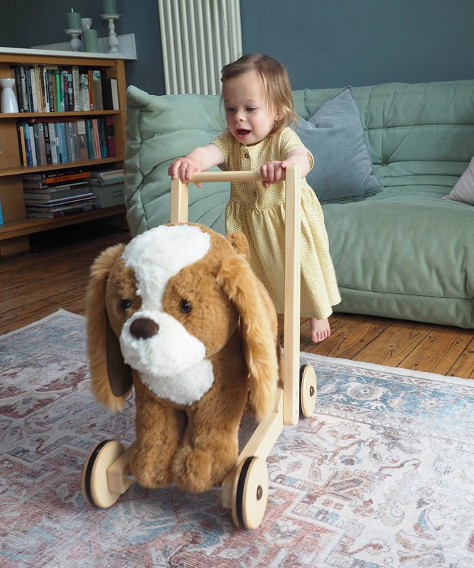 Little Bird Told Me Push Along Peanut Pup - Baby&More