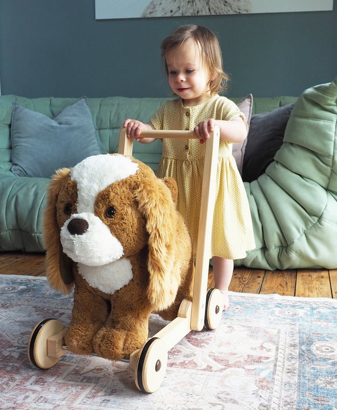 Little Bird Told Me Push Along Peanut Pup - Baby&More