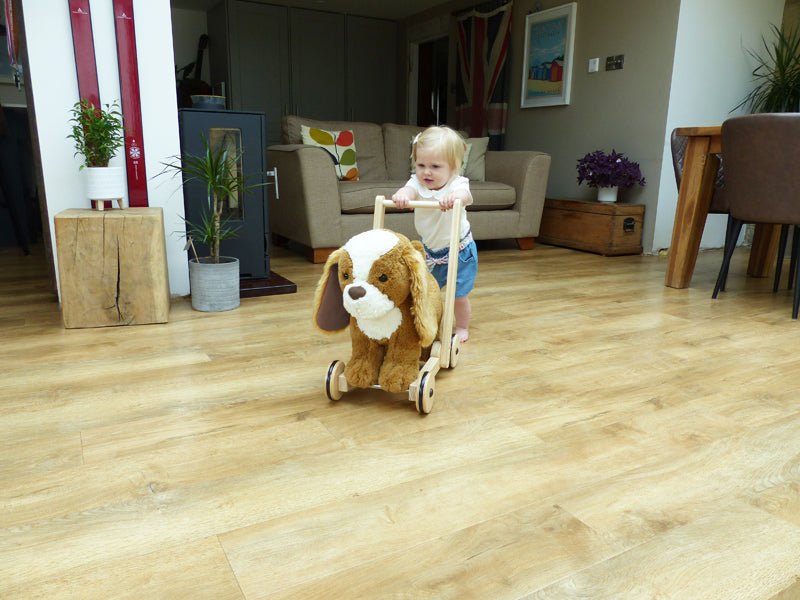 Little Bird Told Me Push Along Peanut Pup - Baby&More