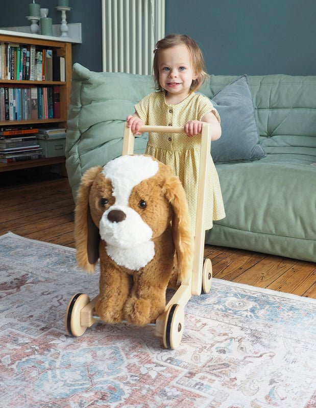 Little Bird Told Me Push Along Peanut Pup - Baby&More