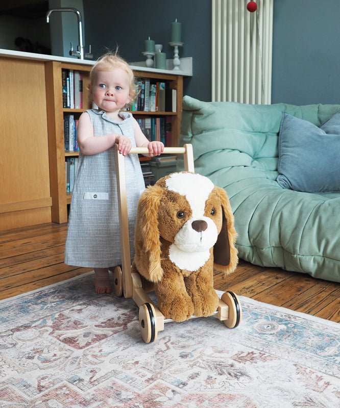 Little Bird Told Me Push Along Peanut Pup - Baby&More