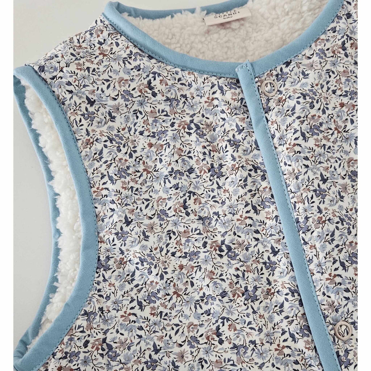 Little Scandi baby Kids Stylish Vest / Gilet - Poppy Leafy - Baby&More