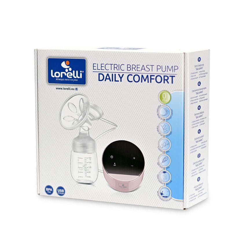 Lorelli Single Electric Breast Pump Daily Comfort – White - Baby&More