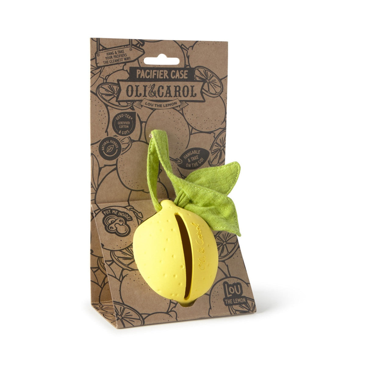 Oli & Carol Lou the Lemon Pacifier / Dummy Case