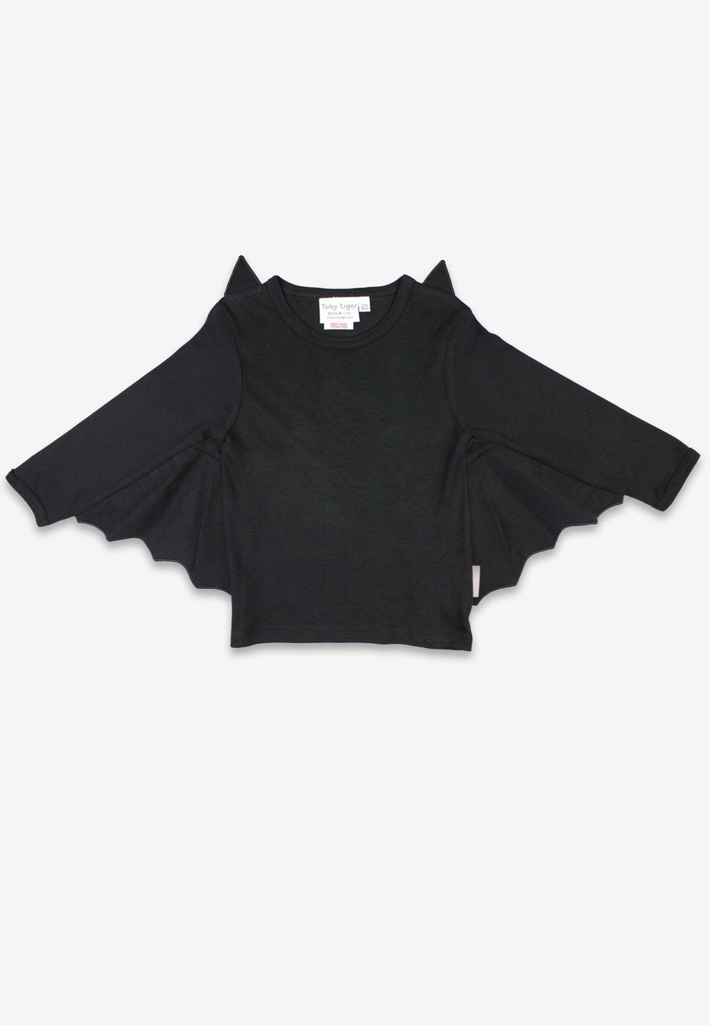 Toby Tiger Organic Batwing T-Shirt & Mask Costume Set