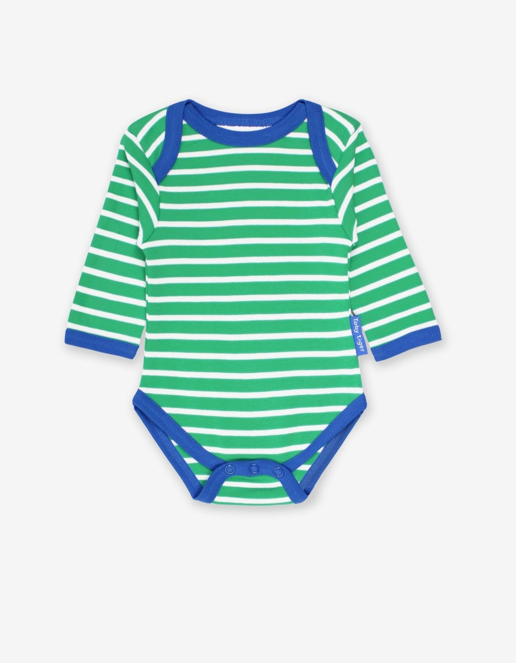Toby Tiger Organic Bodysuit - Green Breton