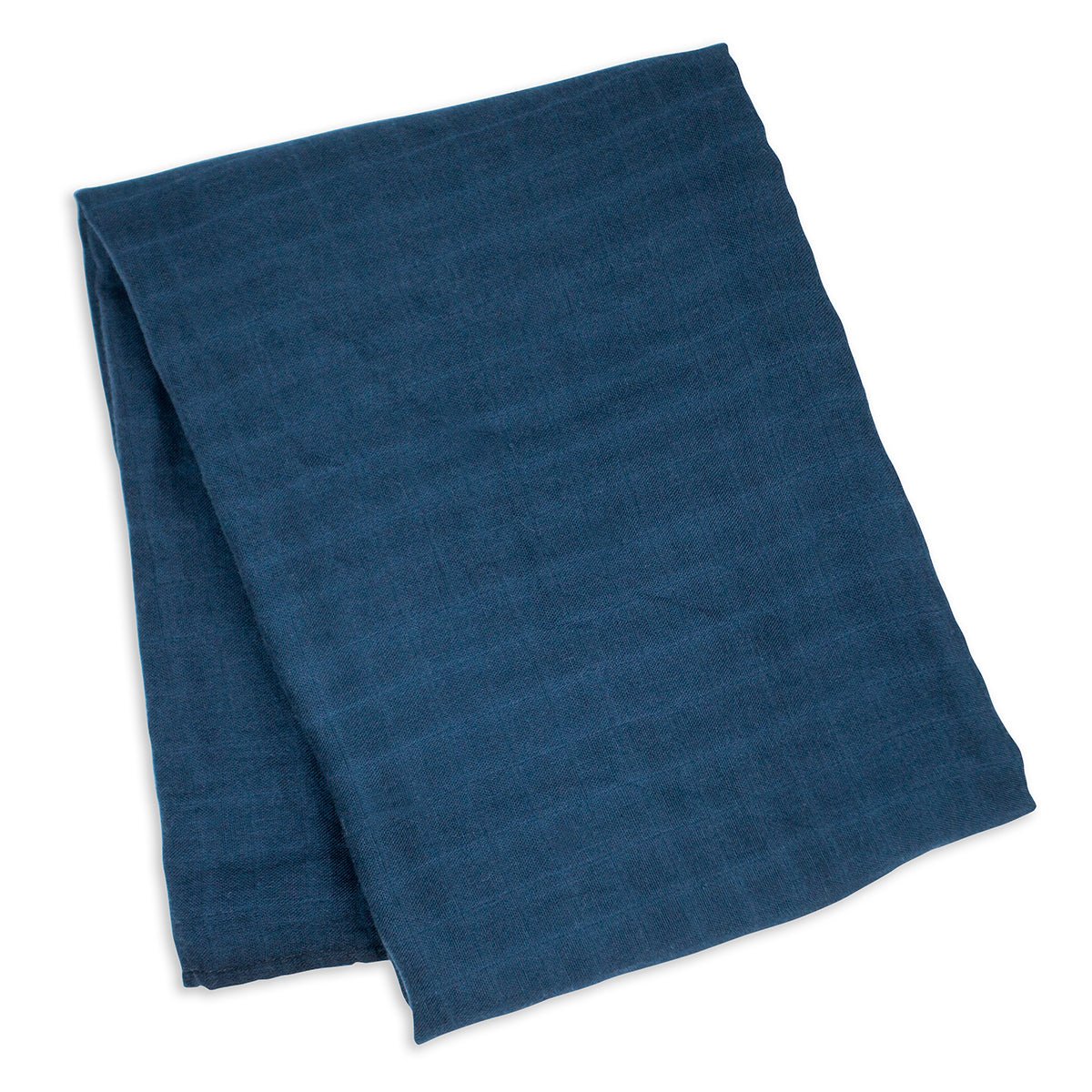 Lulujo - Bamboo Swaddle Blanket Large - Navy (120cm x 120cm) - Baby&More