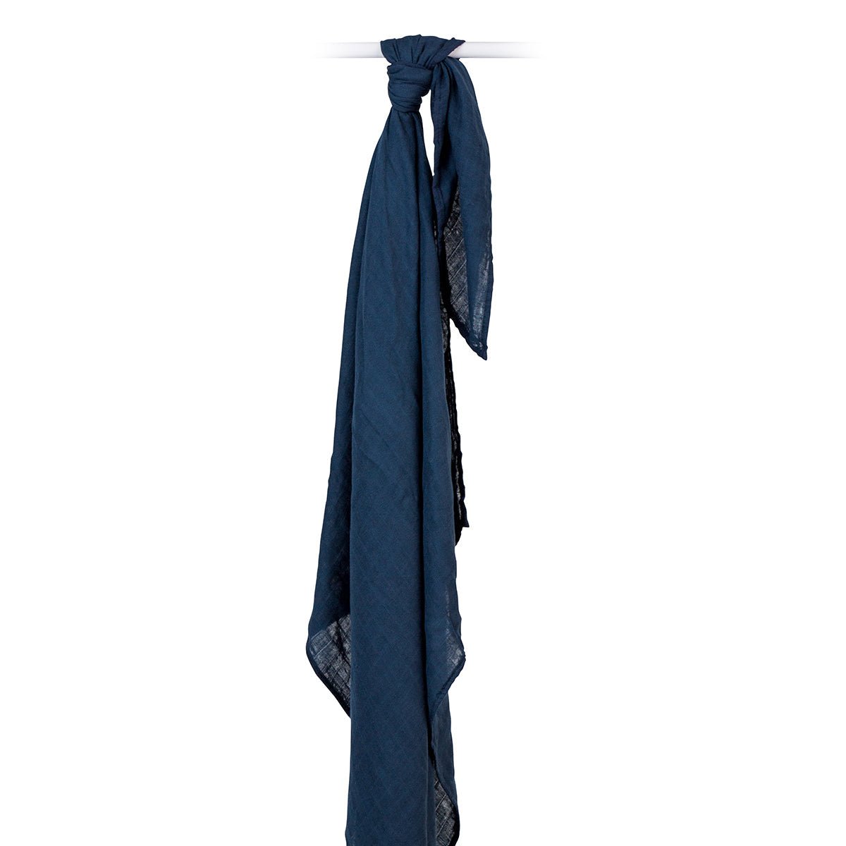 Lulujo - Bamboo Swaddle Blanket Large - Navy (120cm x 120cm) - Baby&More