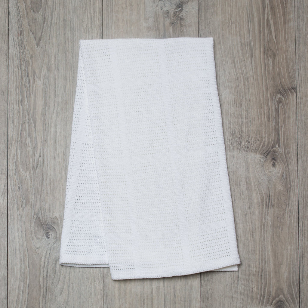 Lulujo - Cellular Blanket - White - Baby&More