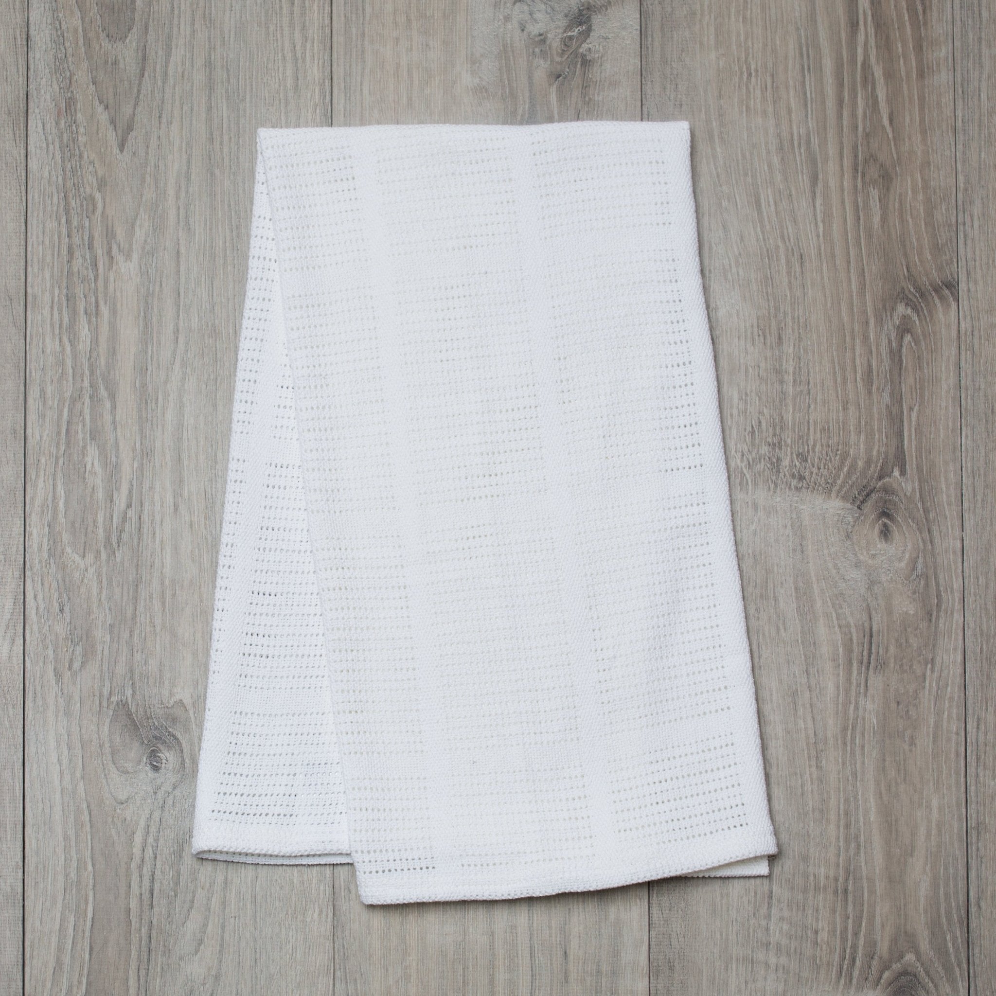 Lulujo - Cellular Blanket - White - Baby&More