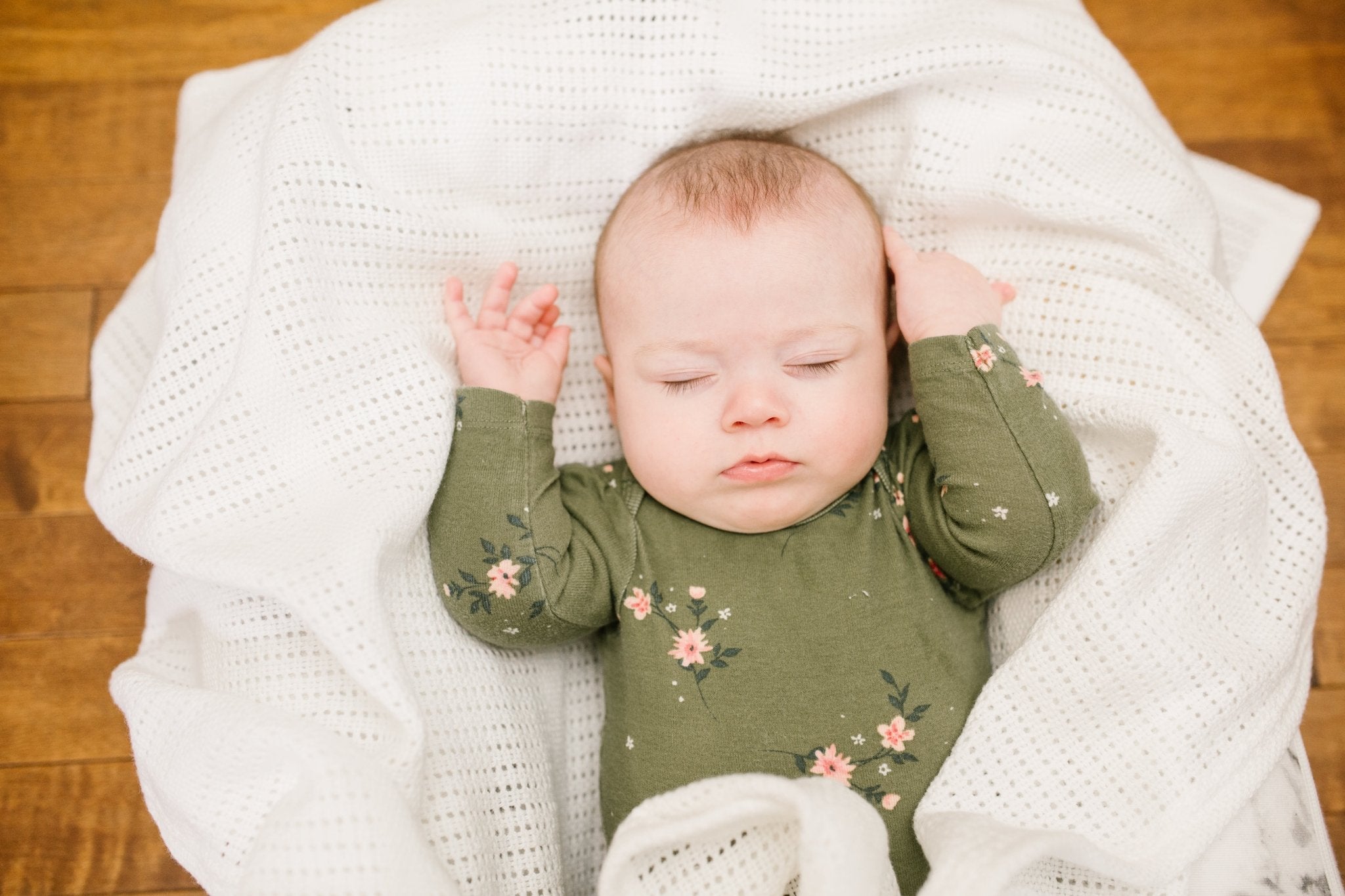 Lulujo - Cellular Blanket - White - Baby&More