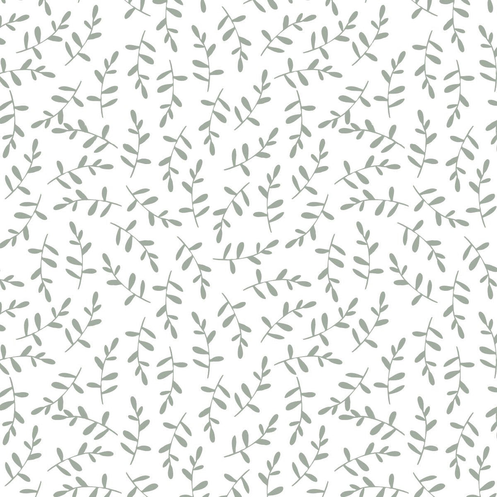 Lulujo - Cotton Changing Pad Cover - Greenery (81cm x 43cm) - Baby&More