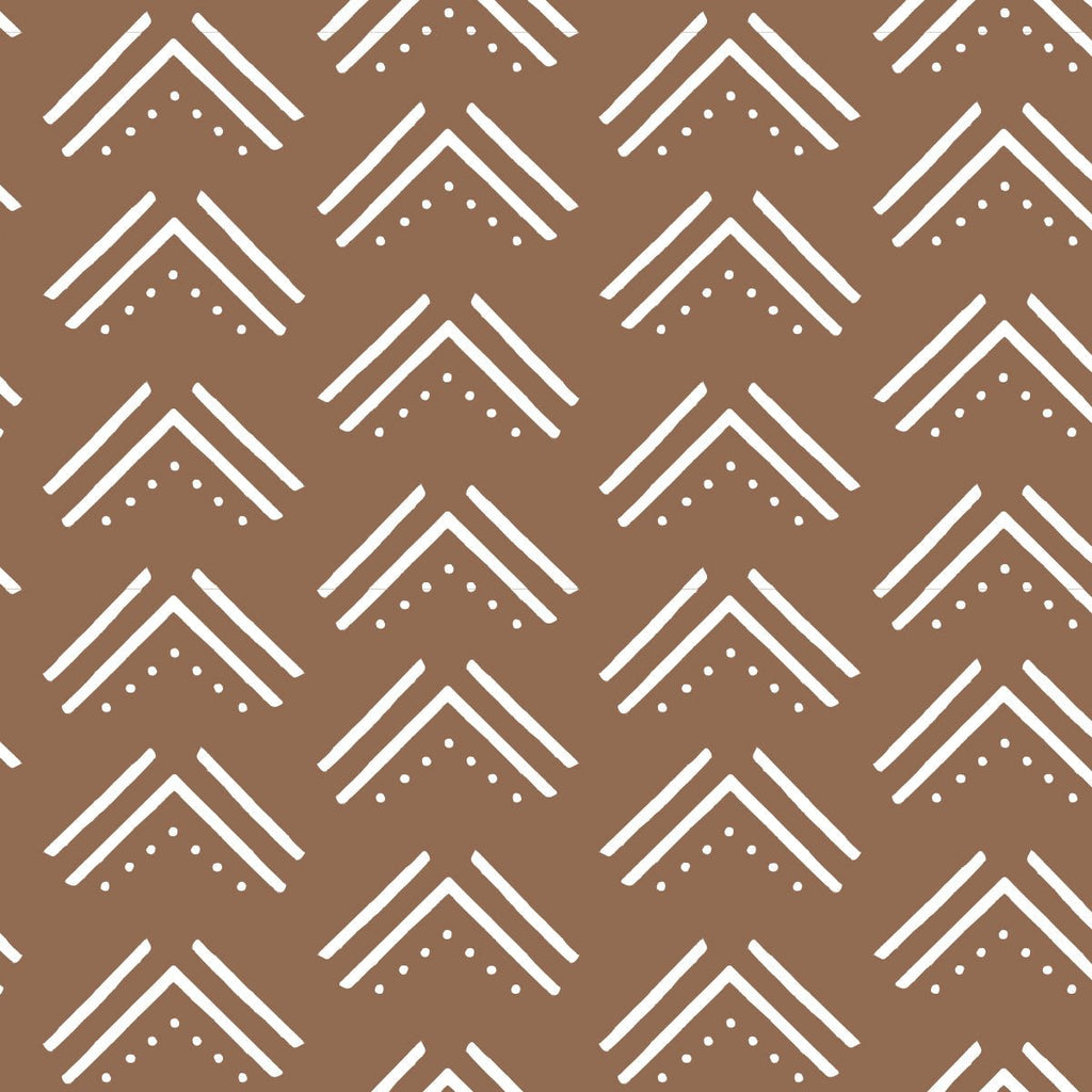 Lulujo - Cotton Changing Pad Cover - Mudcloth (81cm x 43cm) - Baby&More