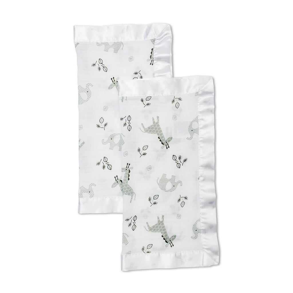 Lulujo - Muslin Security Comforter Blanket - Afrique - 2 Pack - Baby&More