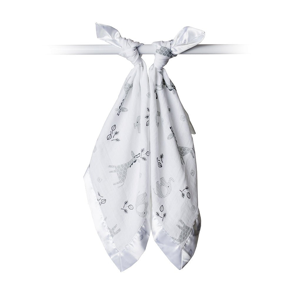 Lulujo - Muslin Security Comforter Blanket - Afrique - 2 Pack - Baby&More