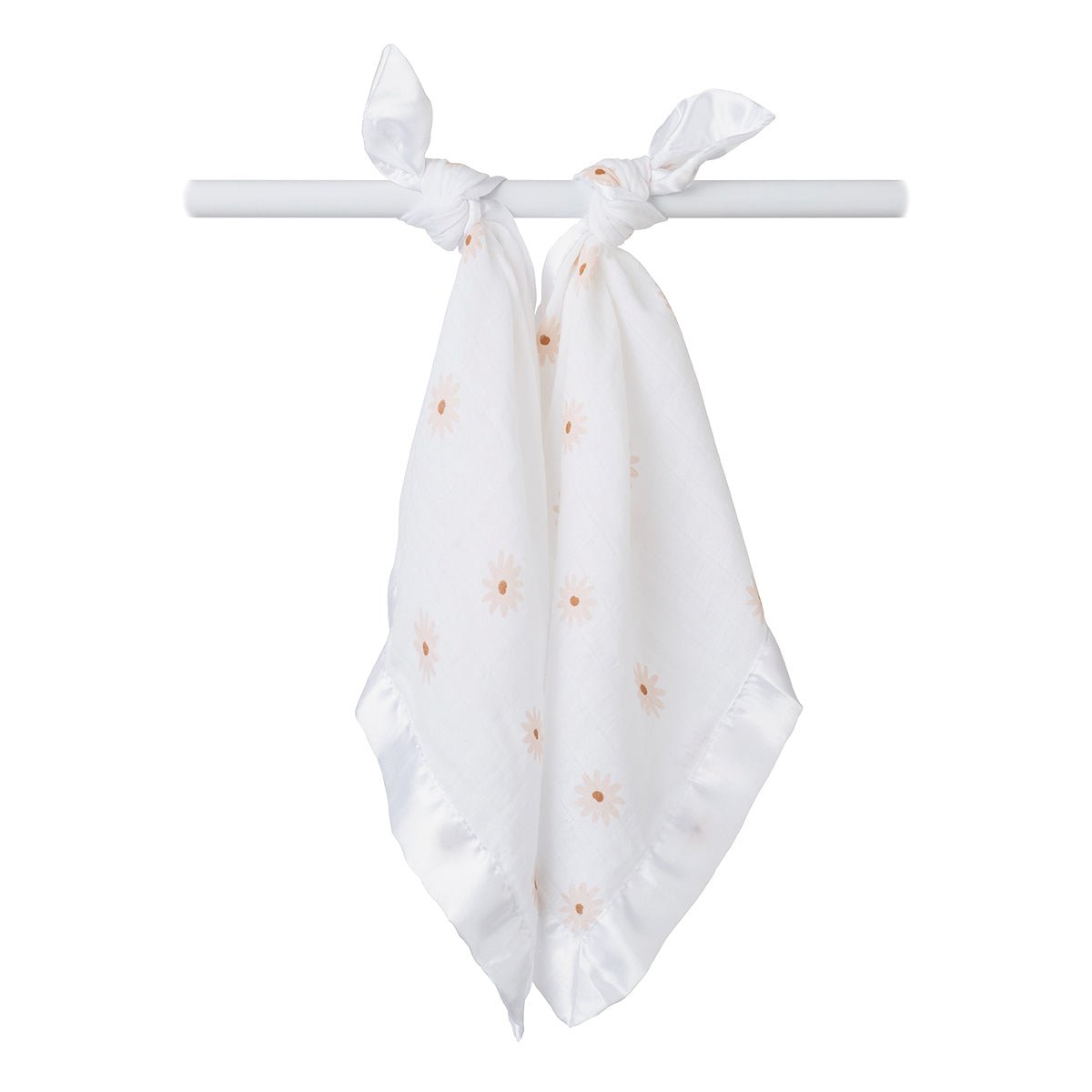 Lulujo - Muslin Security Comforter Blanket - Daisies - 2 Pack - Baby&More