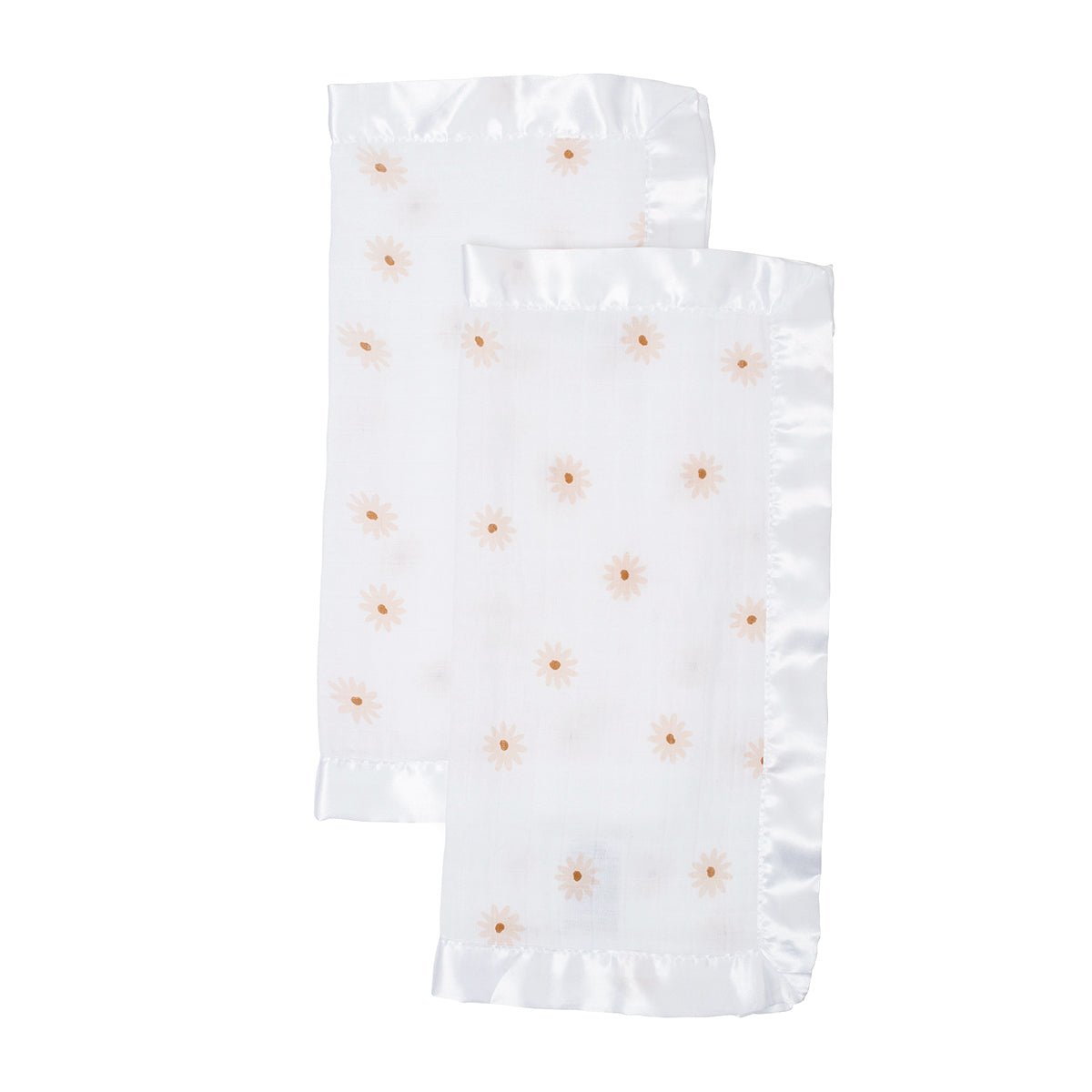 Lulujo - Muslin Security Comforter Blanket - Daisies - 2 Pack - Baby&More