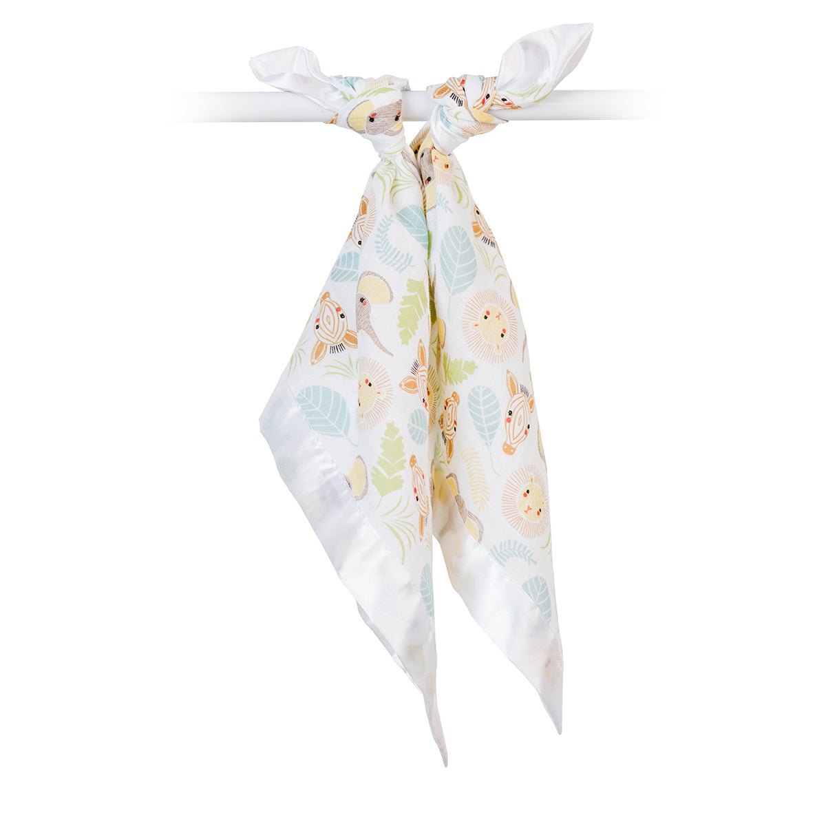 Lulujo - Muslin Security Comforter Blanket - Jungle Safari - 2 Pack - Baby&More