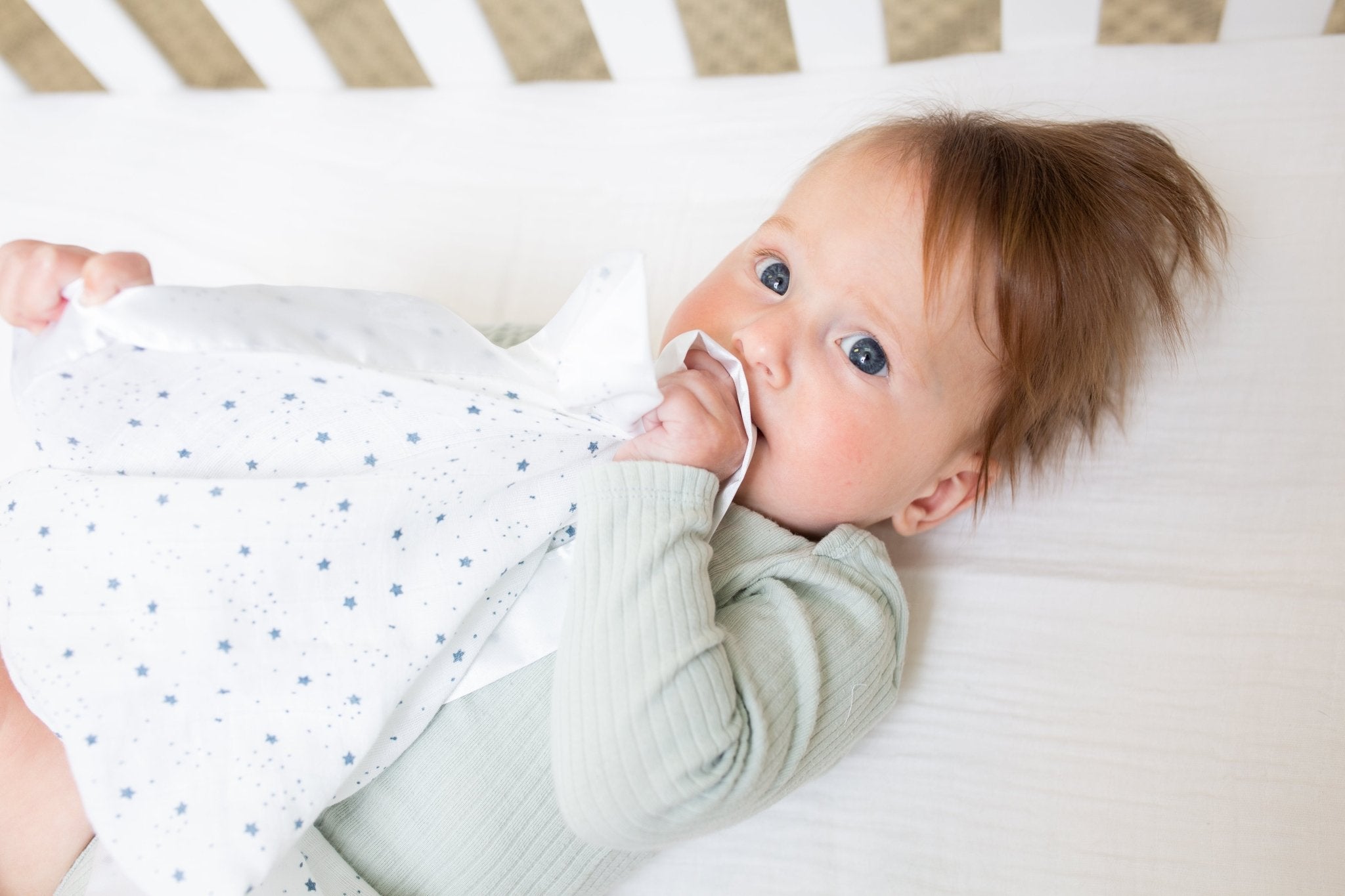 Lulujo - Muslin Security Comforter Blanket - Stars - 2 Pack - Baby&More