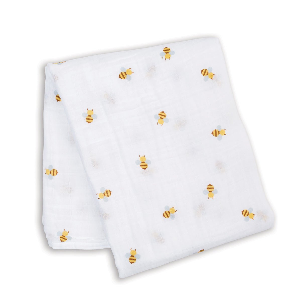 Lulujo - Muslin Swaddle - Bees (100cm x 100cm) - Baby&More