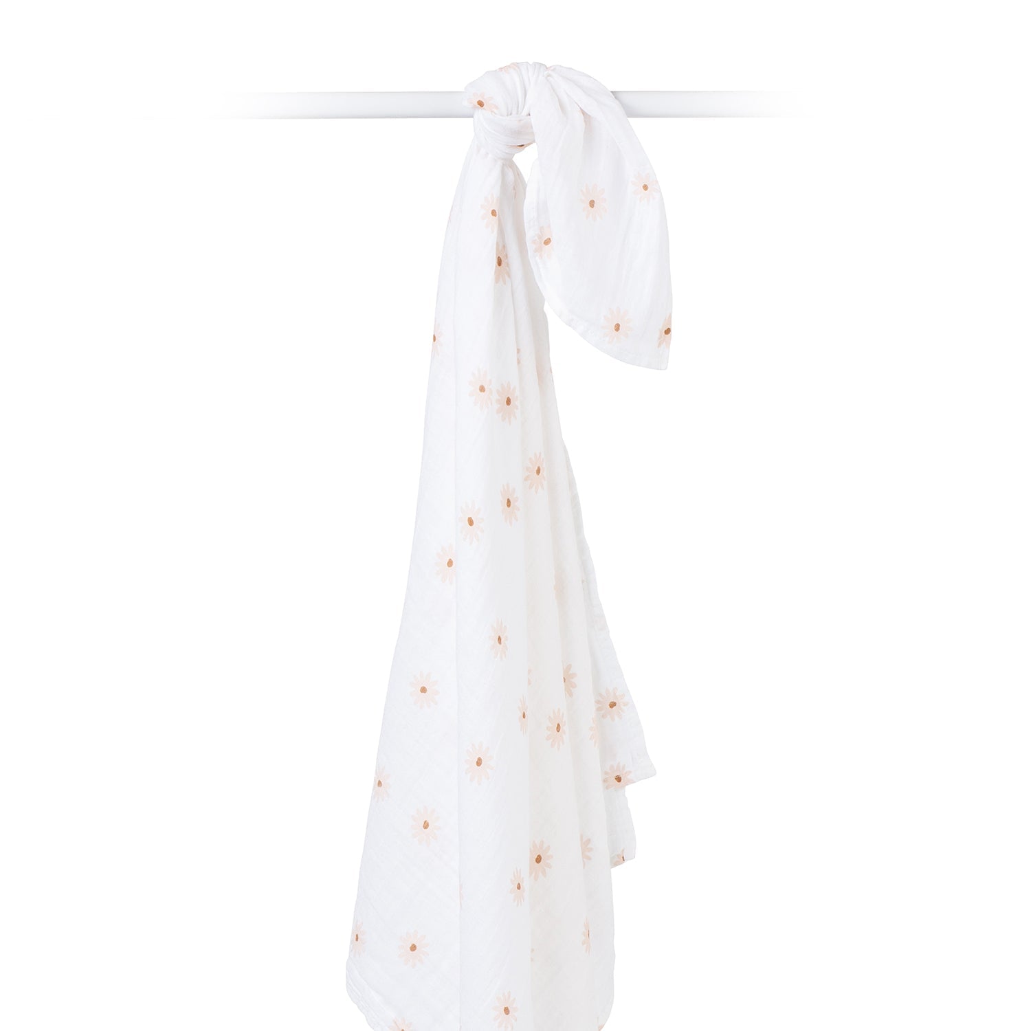 Lulujo - Muslin Swaddle - Daisy (100cm x 100cm) - Baby&More