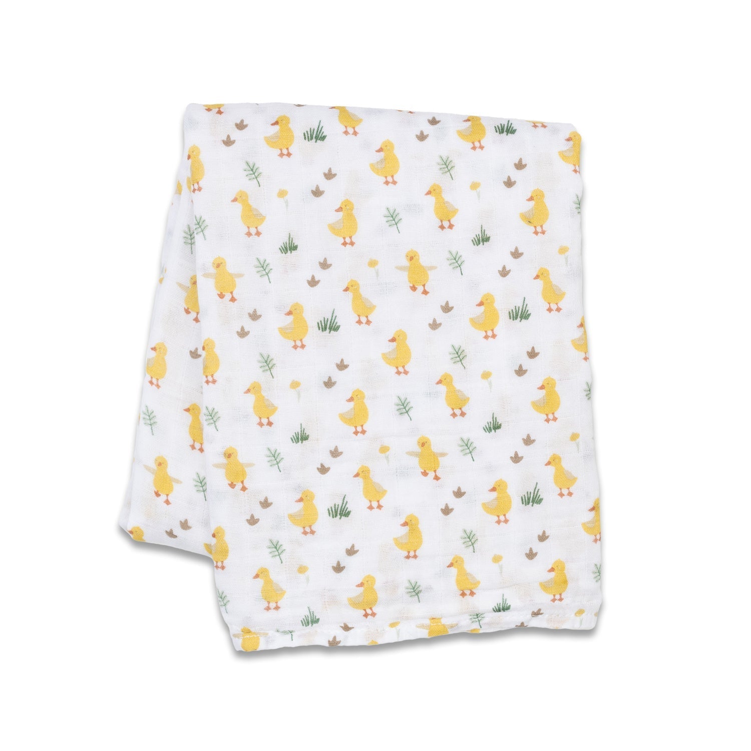 Lulujo - Muslin Swaddle - Ducks (100cm x 100cm) - Baby&More