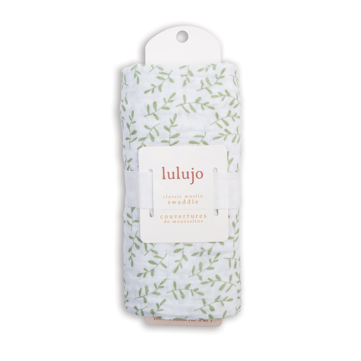 Lulujo - Muslin Swaddle - Greenery (100cm x 100cm) - Baby&More