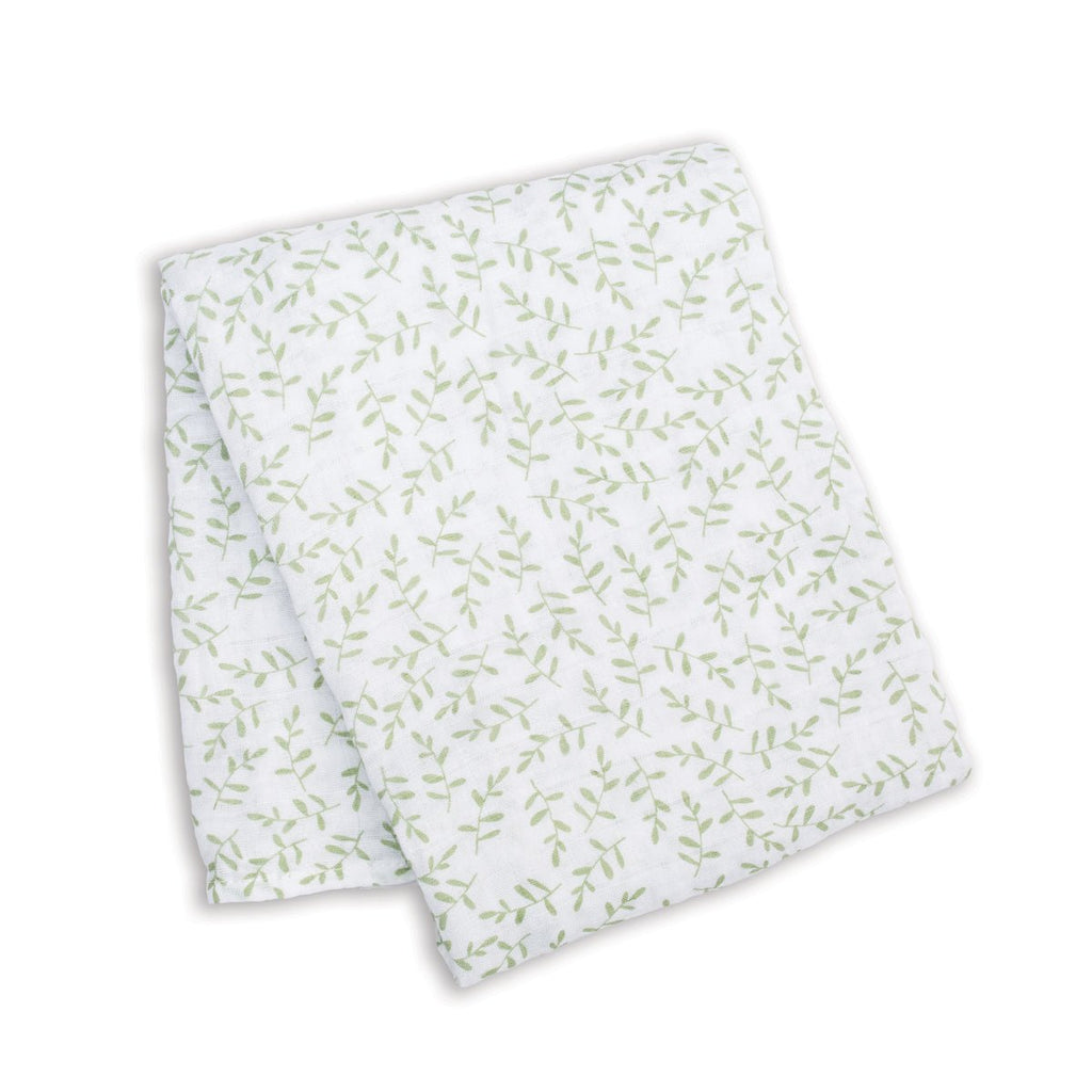 Lulujo - Muslin Swaddle - Greenery (100cm x 100cm) - Baby&More