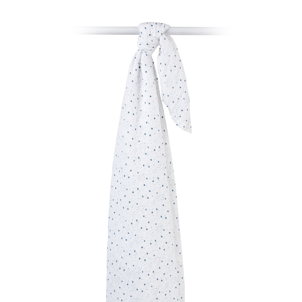 Lulujo - Muslin Swaddle - Stars (100cm x 100cm) - Baby&More