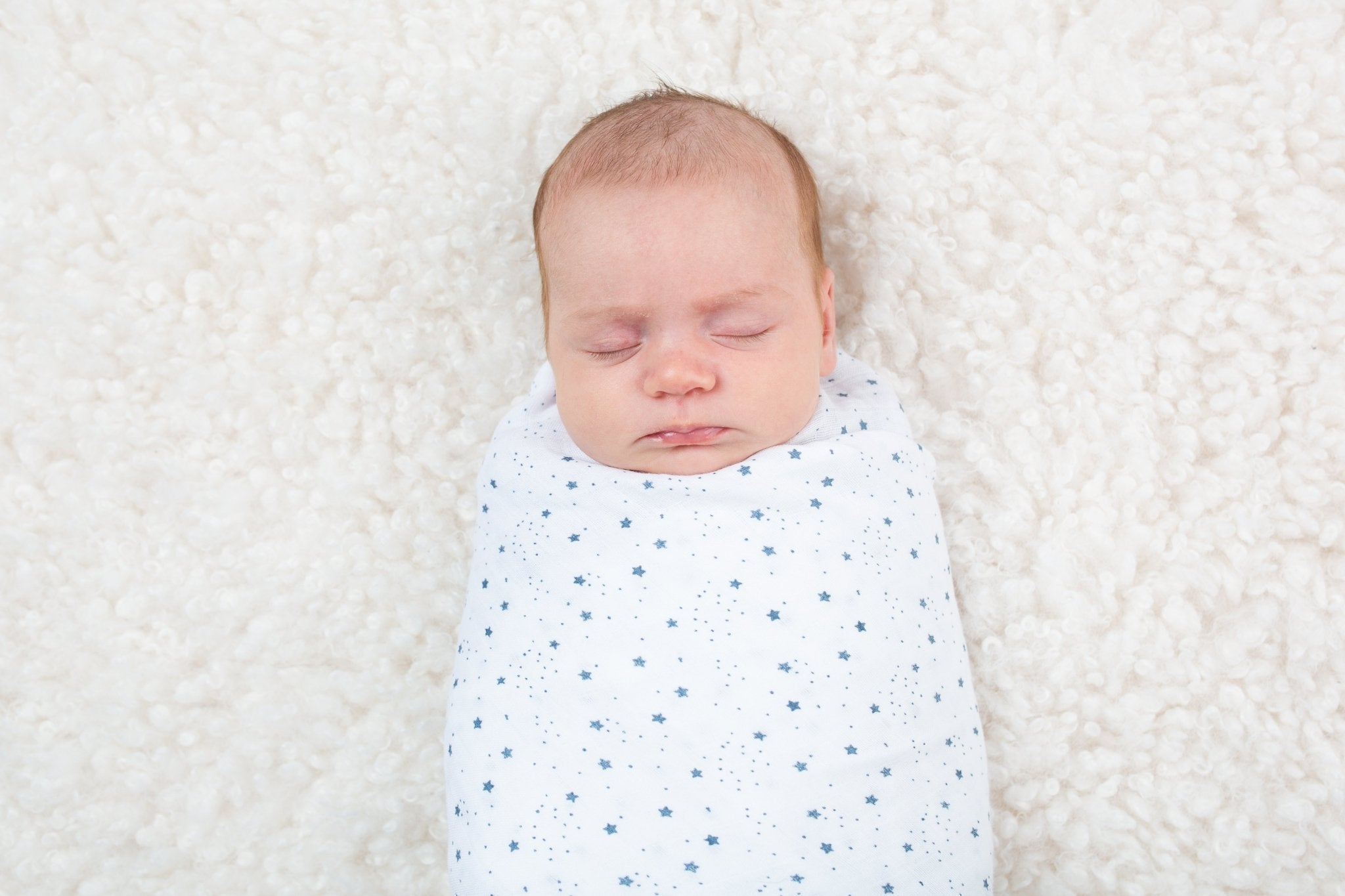 Lulujo - Muslin Swaddle - Stars (100cm x 100cm) - Baby&More