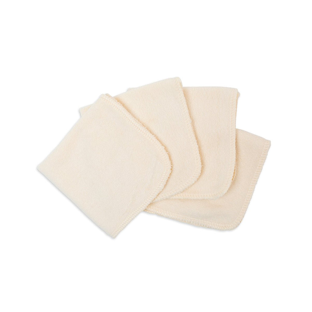 Lulujo - Organic Cotton Facecloths - Pack of 4 - Baby&More