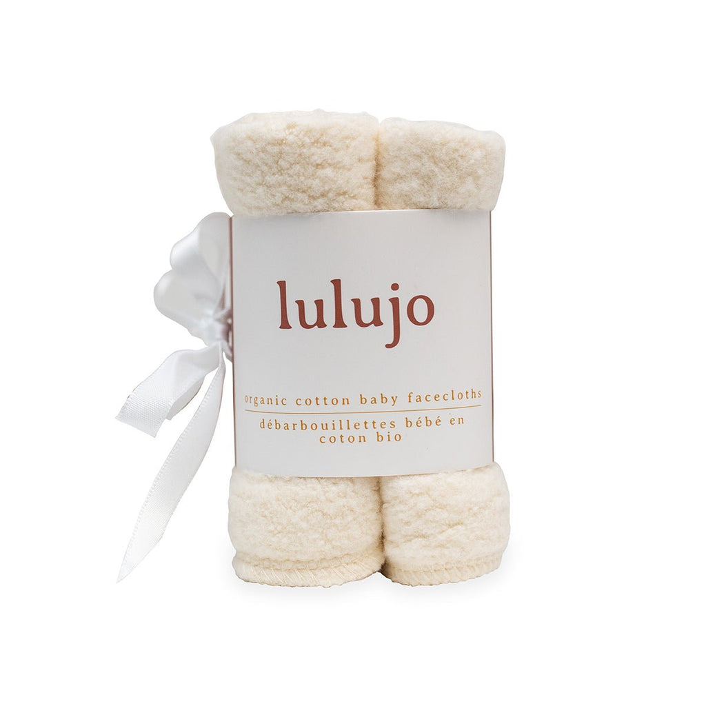 Lulujo - Organic Cotton Facecloths - Pack of 4 - Baby&More