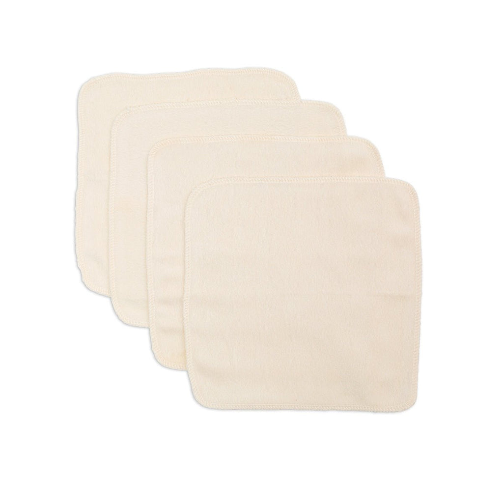 Lulujo - Organic Cotton Facecloths - Pack of 4 - Baby&More