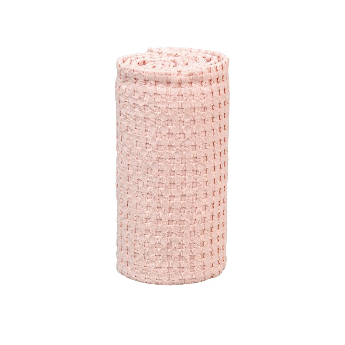 Lulujo - Waffle Blanket - Ballet Slipper Pink - Baby&More