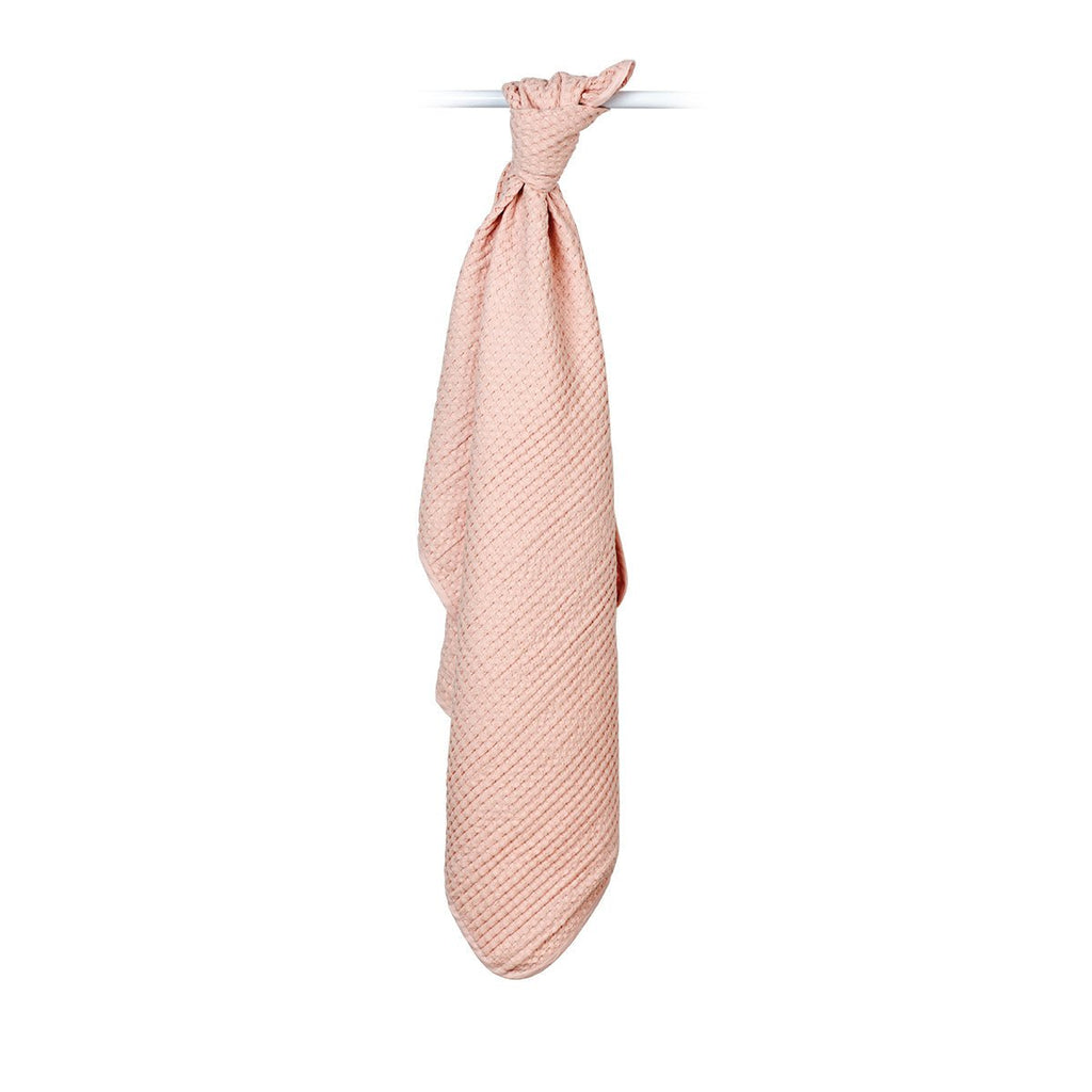 Lulujo - Waffle Blanket - Ballet Slipper Pink - Baby&More