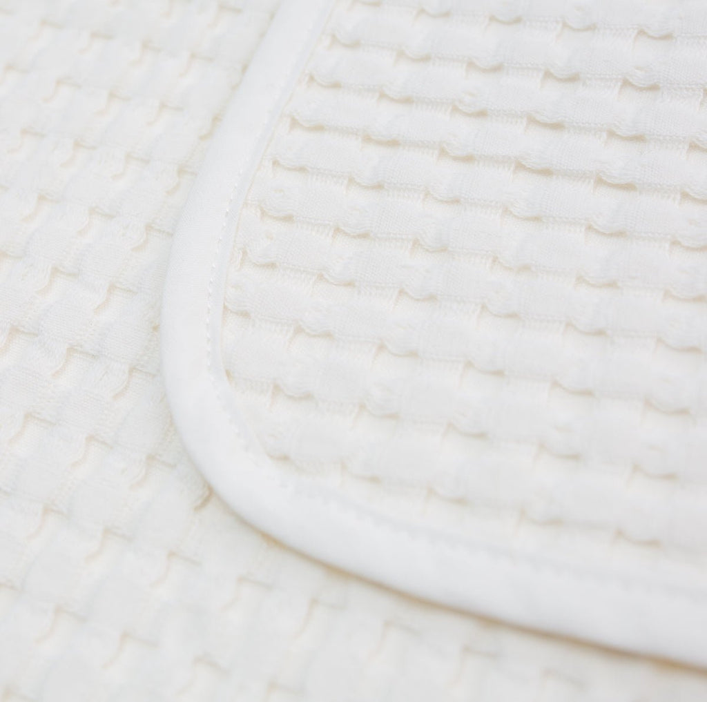 Lulujo - Waffle Blanket - Cream Vanilla - Baby&More