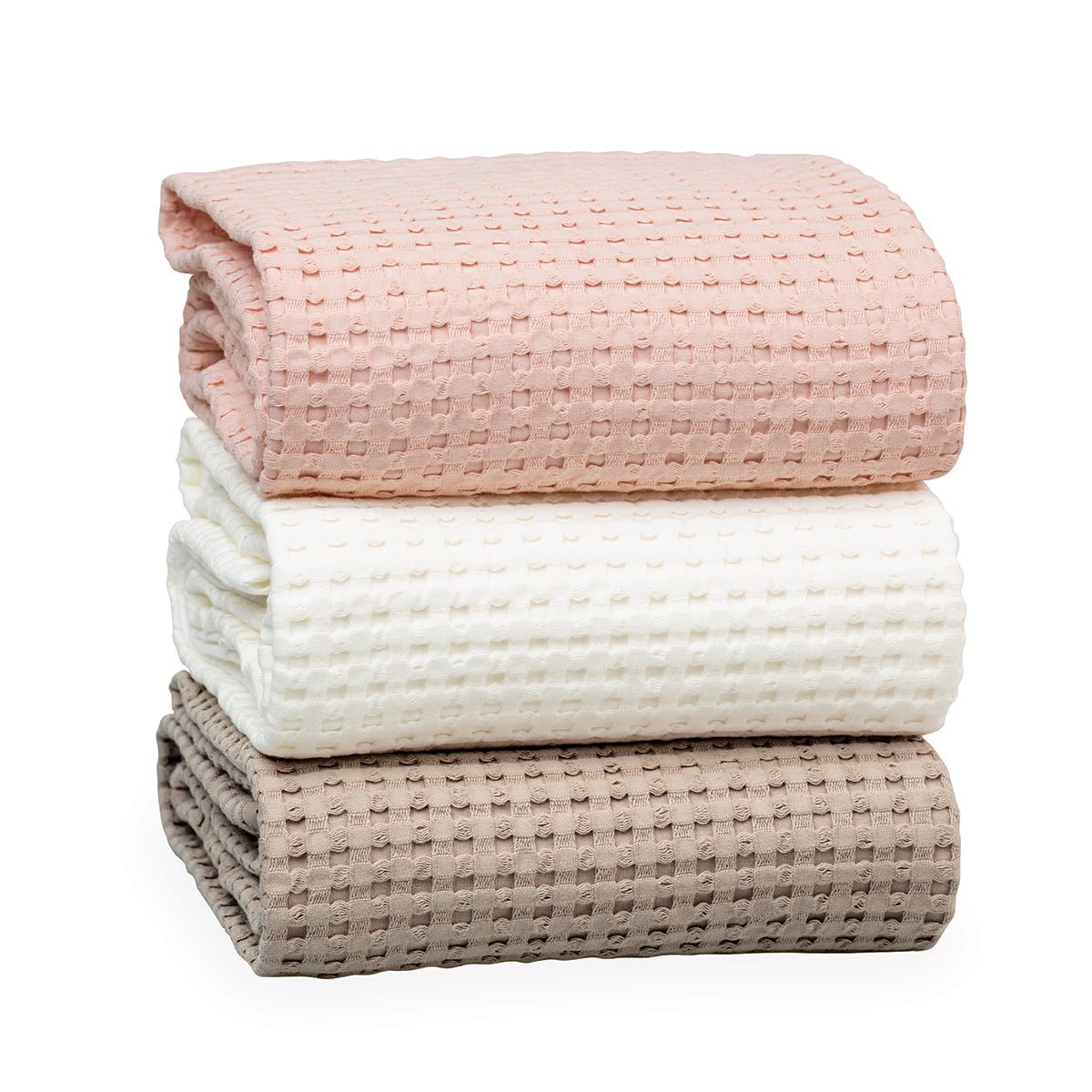Lulujo - Waffle Blanket - Sand - Baby&More