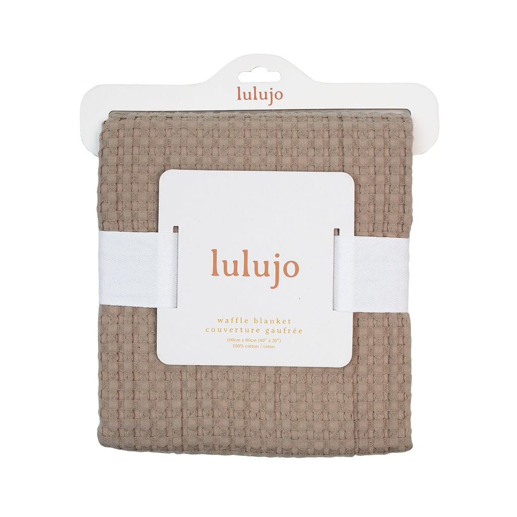 Lulujo - Waffle Blanket - Sand - Baby&More