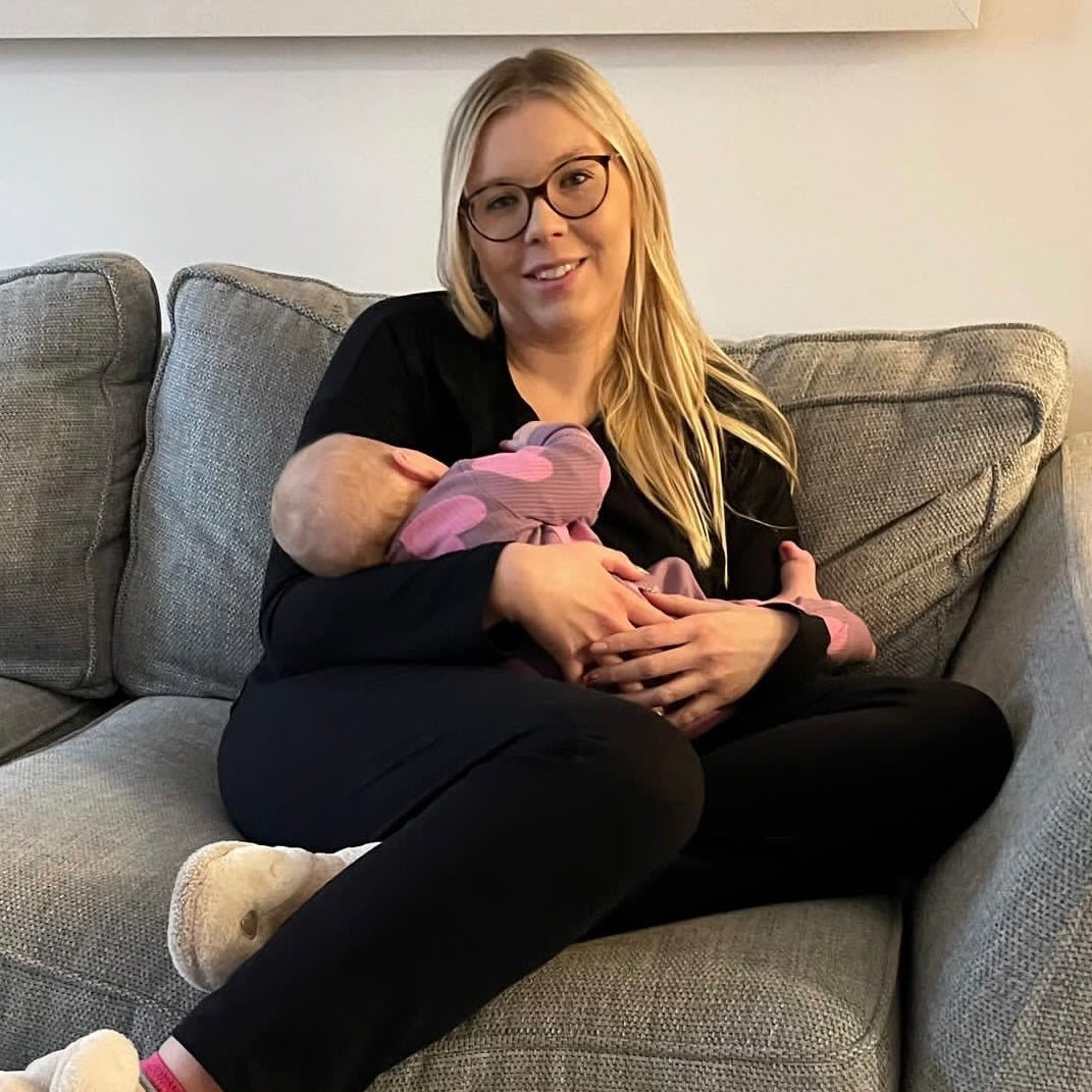 Luxurious Cotton Breastfeeding Short Sleeved Loungewear / Pyjamas - Black - Baby&More