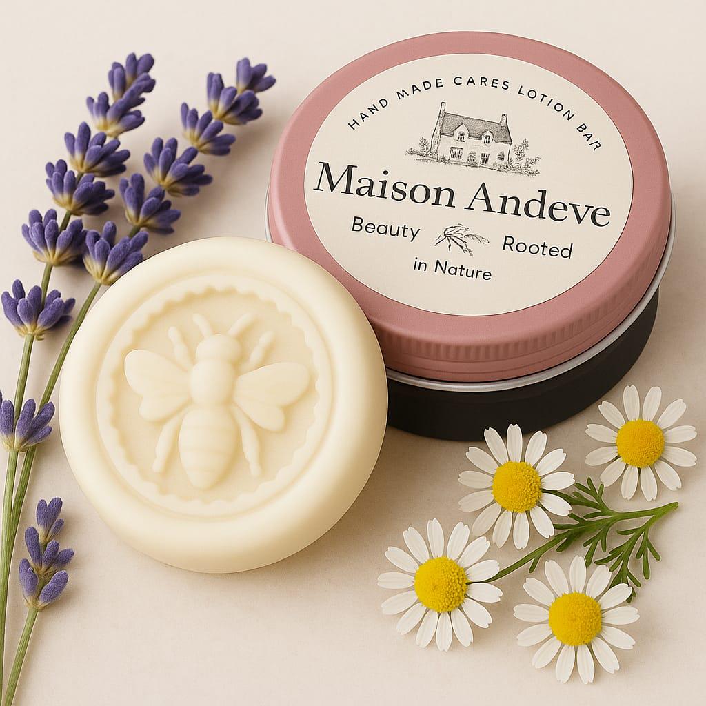 Maison Andeve - Natural Lotion Bar Trio Gift Set