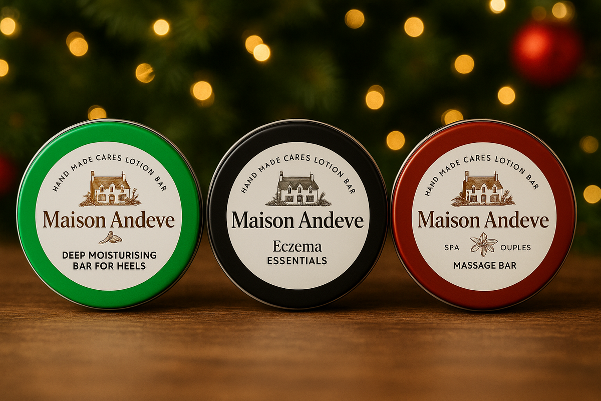Maison Andeve - Natural Lotion Bar Trio Gift Set
