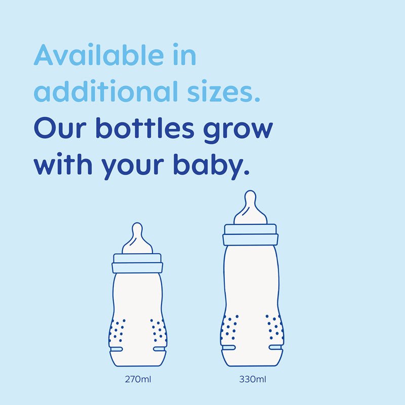MAM Easy Active Bottle - Blue - 330ml - 2 Pack - Baby&More
